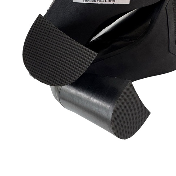 NWT Steve Madden Leather Snip Toe Silvee Ankle Boot Black Size 9.5 - Picture 12 of 15